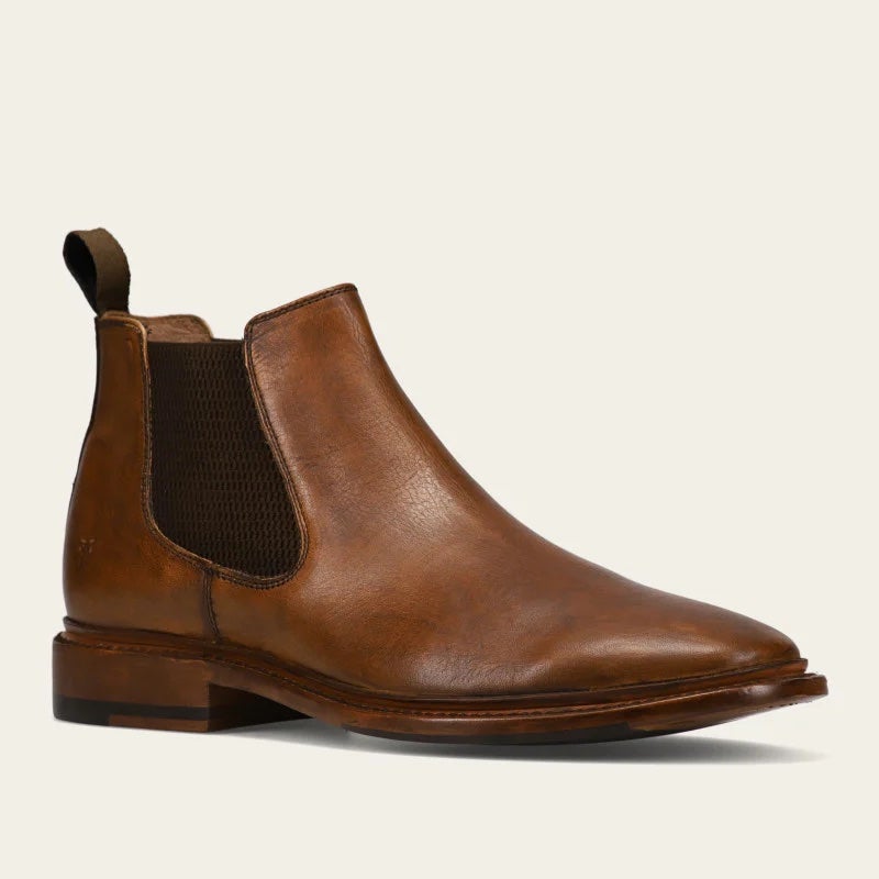 Frye scott clearance leather chelsea boot